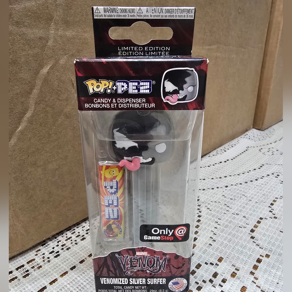 Funko Pop! PEZ Venomized Silver Surfer Dispenser